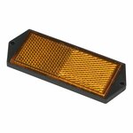 Reflector orange 104x40mm screw mounting 2 pieces