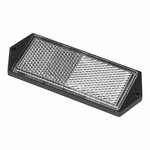 Reflector white 104x40mm screw mounting 2 pieces