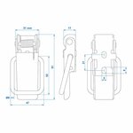 Tight-lock 110x48mm
