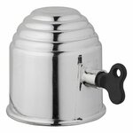 Chrome towbar cap with lock