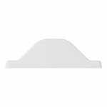 White door stop bottom for caravan/camper