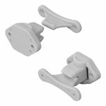 Door stopper hinged grey 2-piece
