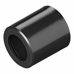 Drain pipe reducer dia 28 mm to dia 17 mm PE black
