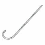 Storm peg 42 cm galvanised steel