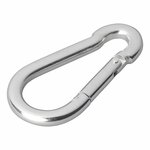 Metal carabiner 8x80mm 2 pieces