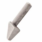 Weld-on thumb 50mm for flap hinge