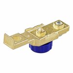 Battery terminal (-) with circuit breaker for motorcycle