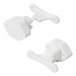 Door stop white hinged for caravan/camper