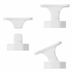 Door stop white hinged for caravan/camper