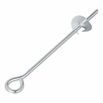 Shoep peg 39 cm galvanized steel with eye