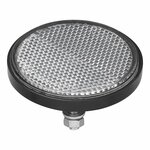 White reflector 60 mm with bolt 5 mm 2 pieces