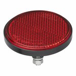 Red reflector 60 mm with bolt 5 mm 2 pieces