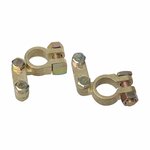 Battery terminal clamp set (+) and (-)