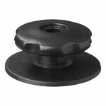 Cord holder L round plastic 10 pieces