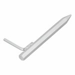 Ground peg 20 cm galvanized steel with L-hook