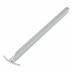 Tent peg 40 cm galvanized steel T-profile