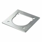 Mounting plate for lashing eye single