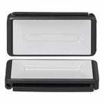 Seat belt adjuster - set of 2 silver-grey
