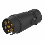 Plug 7-pin PVC with cable shoe connection