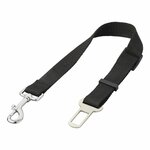 Dog leash for car seat belt