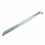 Tent peg 40cm ribbed metal