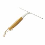 Window wiper 24.5 x 20 x 3 cm bamboo