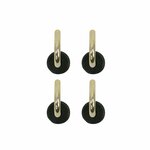 Tent cap 22mm with round hook 4 pieces