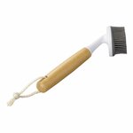 Dishwashing brush silicone 23 cm dia 7 cm x 4 cm bamboo