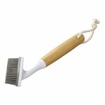 Dishwashing brush silicone 23 cm dia 7 cm x 4 cm bamboo