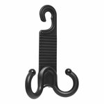 Headrest hanger with double hook - set of 2