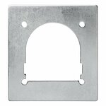 Mounting plate for lashing eye single 142x132mm