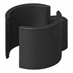 Black cable clip 22-32mm - set of 8