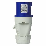 CEE plug 16A demountable housing blue/white