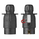 Plug 7-pin PVC with magnet