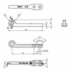 Counterpiece for tension lock SPP Z-16