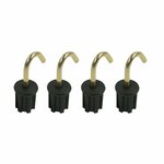 Tent cap 25mm with round hook 4 pieces