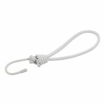 Tent tensioner elastic white with hook 4 pieces