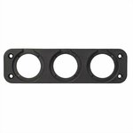 Flush-mounted installation frame triple