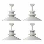 Suction cup mount for window insulation set - set of 4 pieces