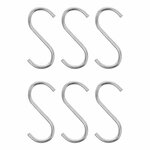 S-hook dia 4 mm 6 cm 6 pieces