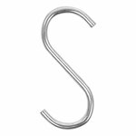S-hook dia 4 mm 6 cm 6 pieces