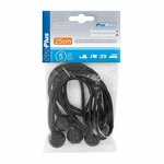 Tent tensioner elastic 25cm with plastic ball - set of 5 pieces