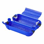 Safety box for Schuko plug connections blue