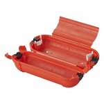 Safety box for Schuko plug connections red