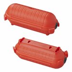 Safety box for Schuko plug connections red