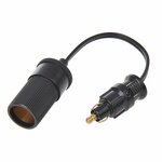 Adapter cable from DIN plug to cigarette lighter socket