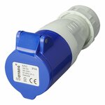 CEE contra plug 16A demountable housing blue/white