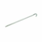Rock pin 23cm metal triangular 6 pieces in polybag
