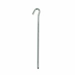 Rock pin 23cm metal triangular 6 pieces in polybag