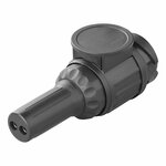 Plug 13-pin PVC type Jaeger with 2-hole tulle